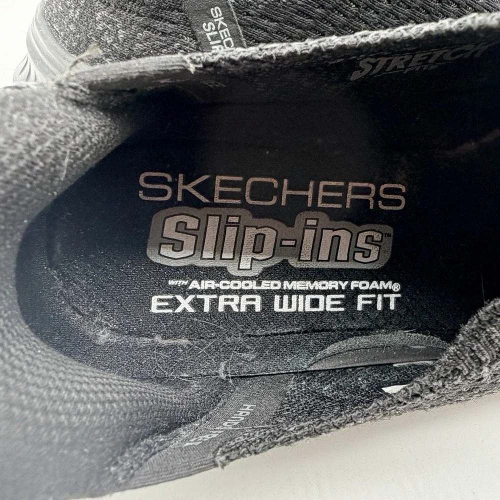 Skechers Shoes‎ Men's Sz 10 Black Slip-Ins Edgeride-Commissioner Sneaker 232839
